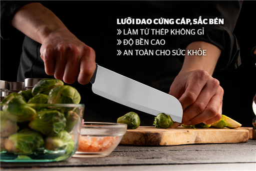Dao làm bếp đa năng Sunhouse KS-KN147CK