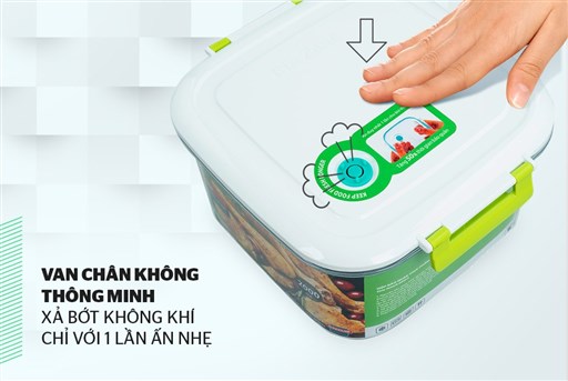 Hộp bảo quản thực phẩm Sunhouse KB-SM2000S1R - hình ảnh thực tế