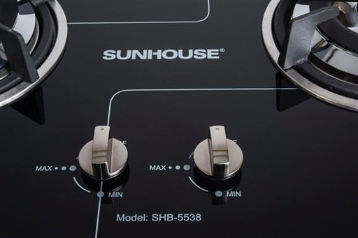 Bếp gas âm kính Sunhouse SHB5538 - hình ảnh thực tế