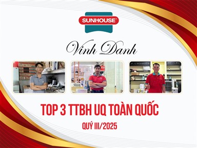 VINH DANH TOP 3 TRUNG TÂM BẢO HÀNH ỦY QUYỀN XUẤT SẮC TOÀN QUỐC QUÝ III/2025 – HÀNH TRÌNH KIÊN TRÌ GIỮ NIỀM TIN KHÁCH HÀNG