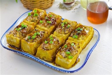 Cách làm đậu nhồi thịt bằng nồi chiên không dầu giòn ngon, đơn giản