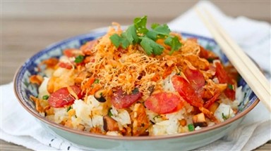 Cách nấu xôi mặn bằng nồi cơm điện thơm ngon, đậm đà