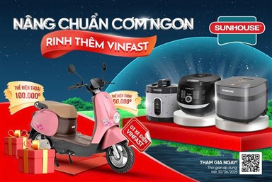 THỂ LỆ CHƯƠNG TRÌNH KHUYẾN MẠI NÂNG CHUẨN CƠM NGON - RINH THÊM VINFAST