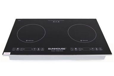 Bếp đôi điện từ SUNHOUSE SHB9108-S