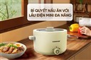 Bí quyết nấu ăn nhanh gọn với lẩu điện mini đa năng